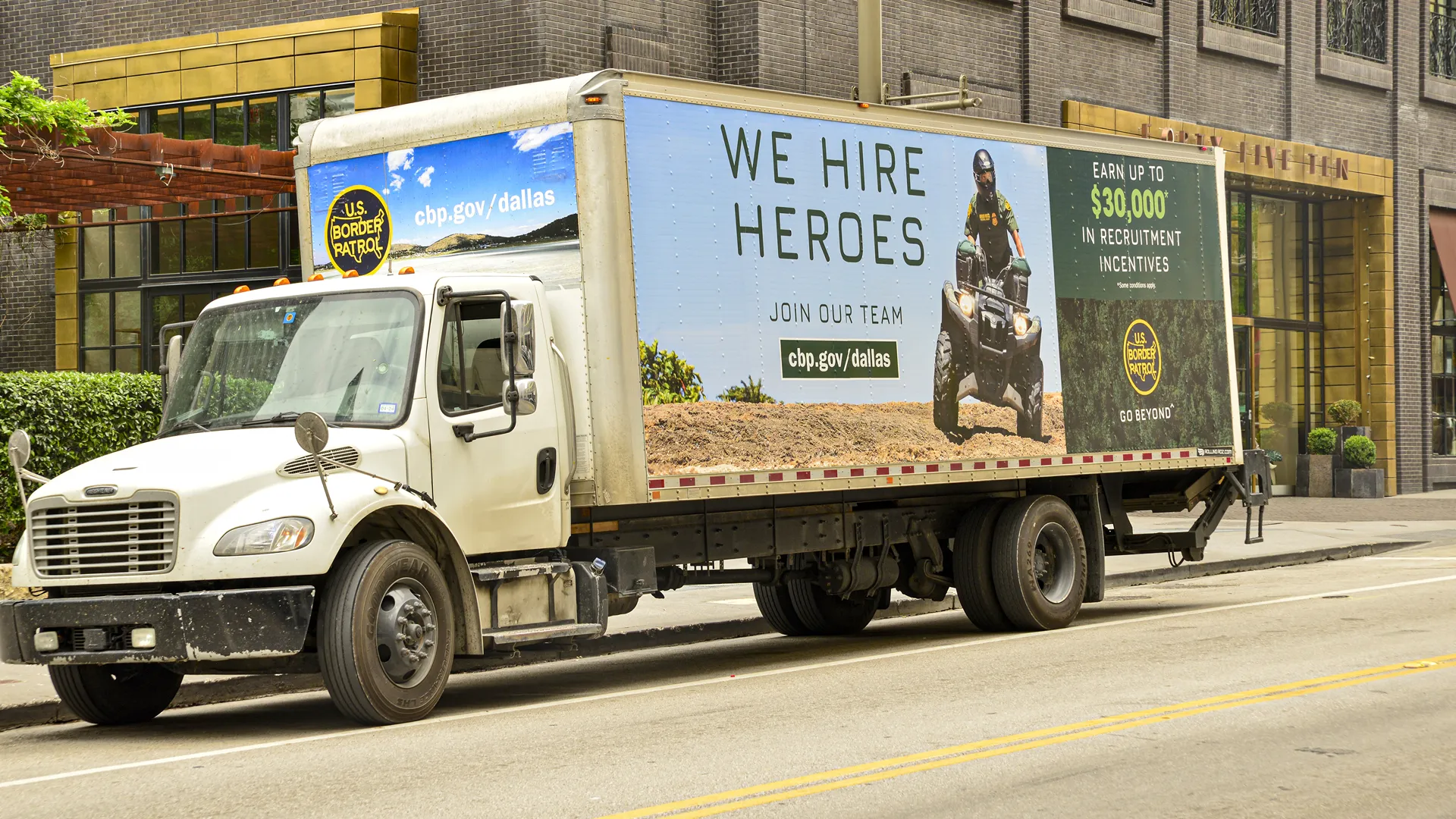 US Border Patrol Billboard