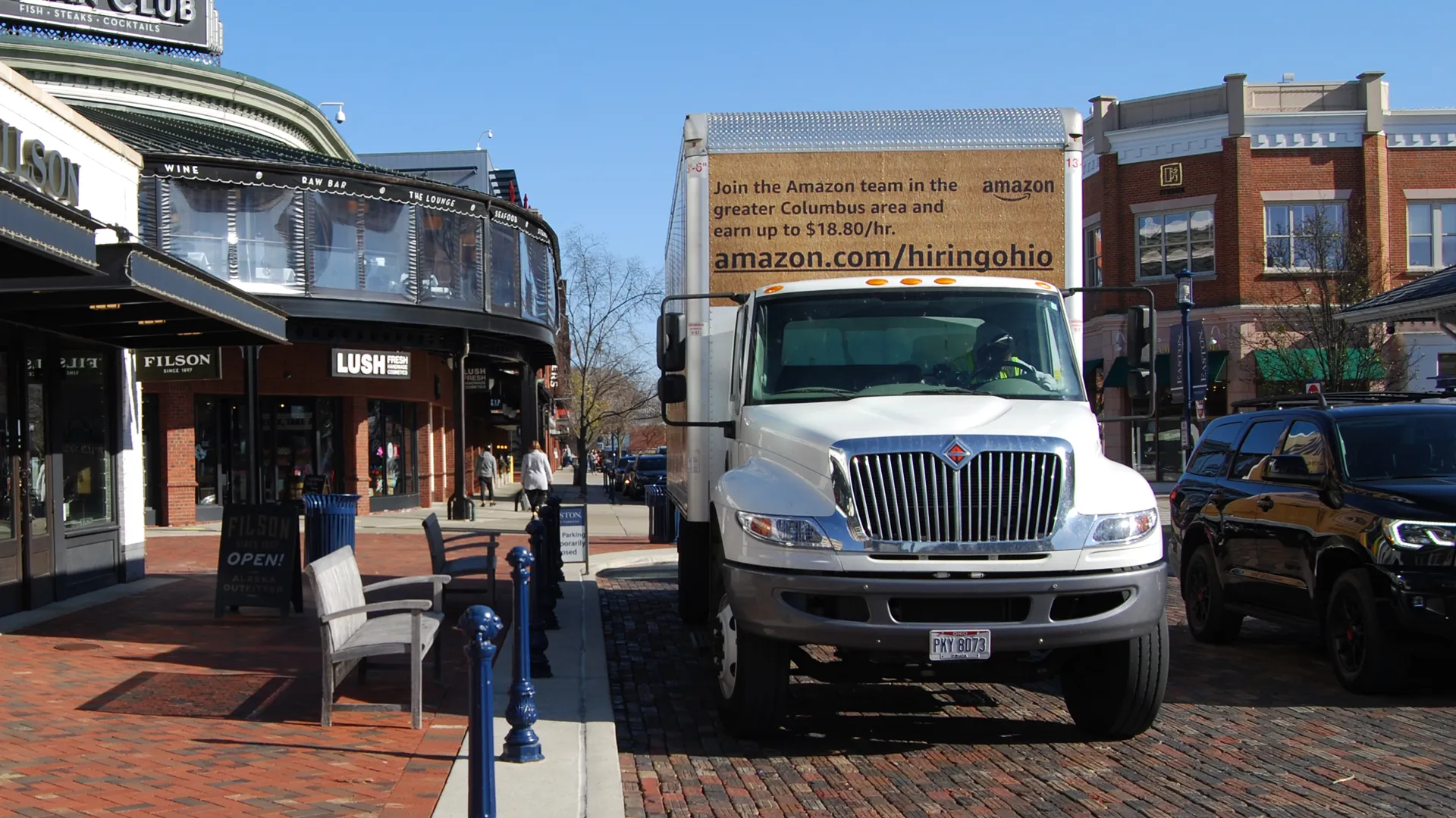 amazon hiring billboard