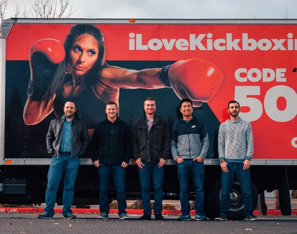 ilovekickboxing billboard
