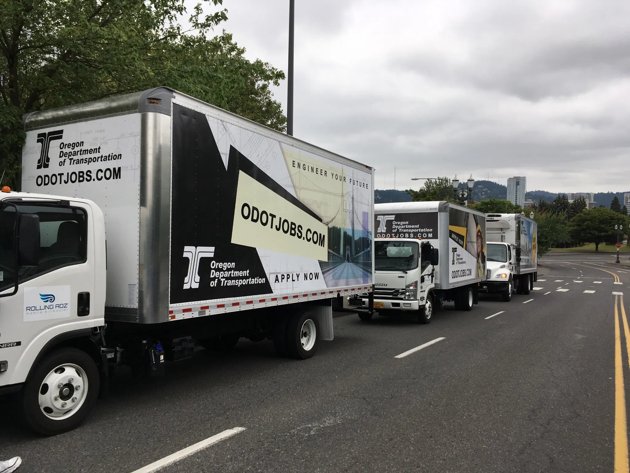 oregon truck side ad