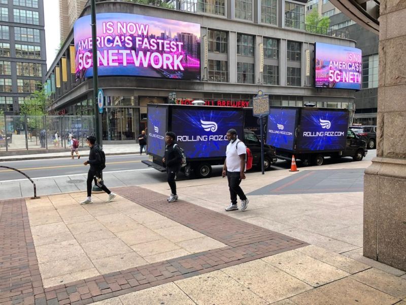 rolling adz digital billboard