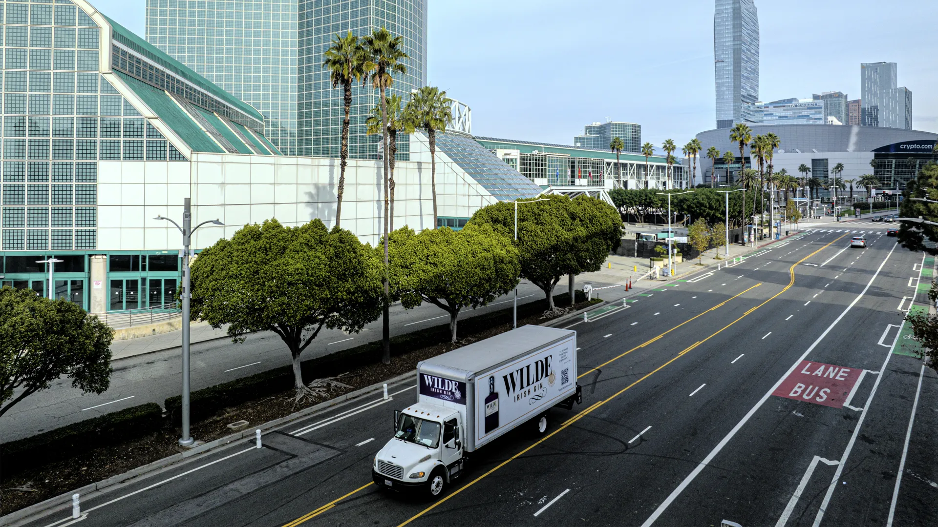 wilde irish gin mobile billboard
