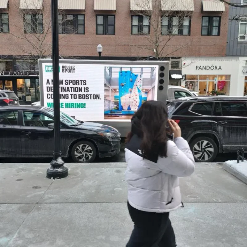 mobile digital billboard truck